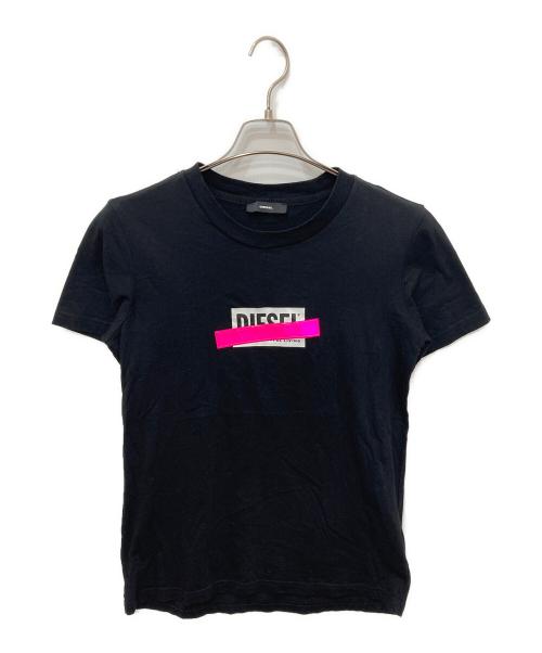 DIESEL（ディーゼル）DIESEL (ディーゼル) プリントTシャツ ブラック サイズ:Sの古着・服飾アイテム