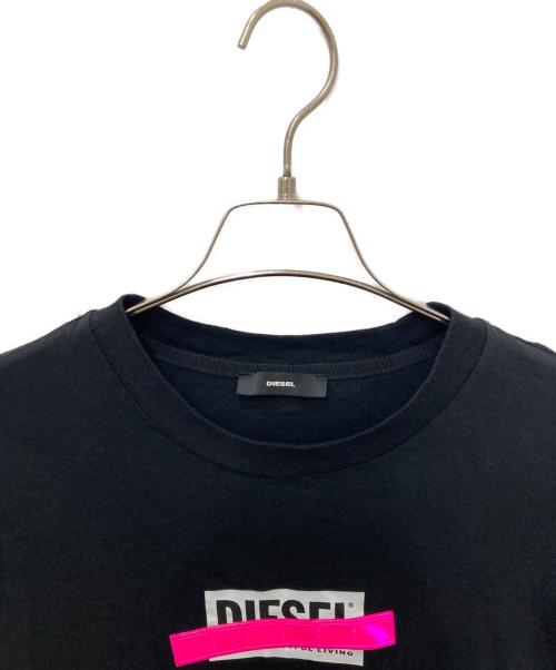 DIESEL（ディーゼル）DIESEL (ディーゼル) プリントTシャツ ブラック サイズ:Sの古着・服飾アイテム