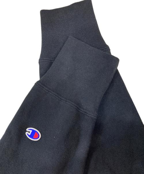 Champion REVERSE WEAVE（チャンピオン リバース ウィーブ）Champion REVERSE WEAVE (チャンピオン リバース ウィーブ) ET (イーティー) ロゴ刺繍リバースウィーブスウェット ブラック サイズ:Lの古着・服飾アイテム