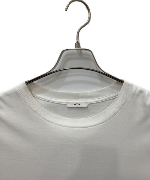 ATON（エイトン）ATON (エイトン) ルーズフィットＴシャツ ホワイト サイズ:6の古着・服飾アイテム