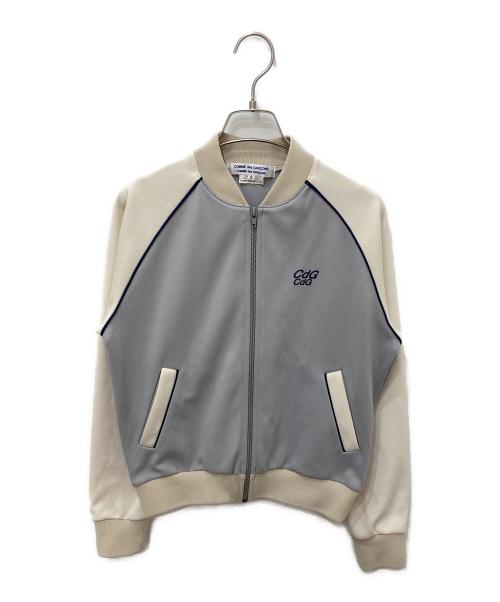 COMME des GARCONS COMME des GARCONS（コムデギャルソン コムデギャルソン）COMME des GARCONS COMME des GARCONS (コムデギャルソン コムデギャルソン) ロゴ刺繍トラックジャケット ベージュ サイズ:Sの古着・服飾アイテム