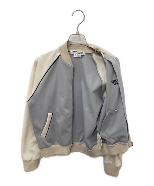 COMME des GARCONS COMME des GARCONS（コムデギャルソン コムデギャルソン）COMME des GARCONS COMME des GARCONS (コムデギャルソン コムデギャルソン) ロゴ刺繍トラックジャケット ベージュ サイズ:Sの古着・服飾アイテム