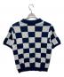 arte Antwerp (アートアントワープ) バイカラーニットポロシャツ ブルー サイズ:Ｍ：8000円