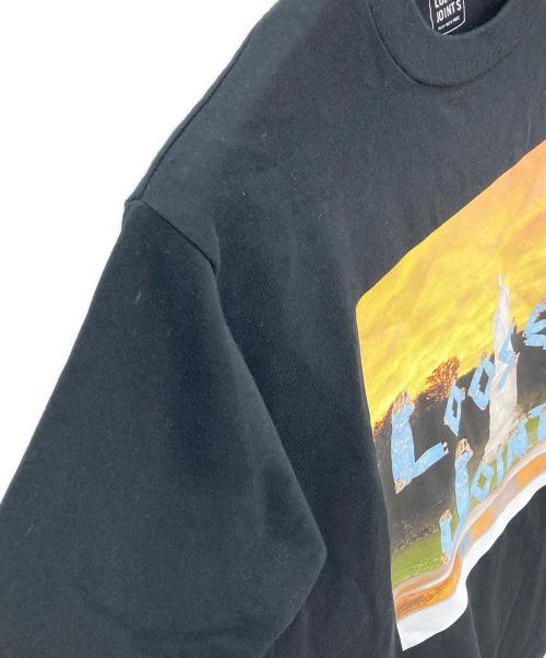 LOOSE JOINTS（ルーズジョインズ）LOOSE JOINTS (ルーズジョインズ) プリントTシャツ ブラック サイズ:Ｍの古着・服飾アイテム