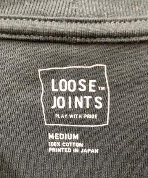 LOOSE JOINTS（ルーズジョインズ）LOOSE JOINTS (ルーズジョインズ) プリントTシャツ ブラック サイズ:Ｍの古着・服飾アイテム