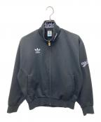 adidasアディダス）の古着「トレフォイルトラックジャケット」｜ブラック