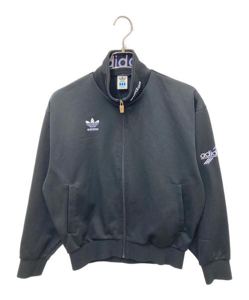 adidas（アディダス）adidas (アディダス) トレフォイルトラックジャケット ブラック サイズ:Lの古着・服飾アイテム
