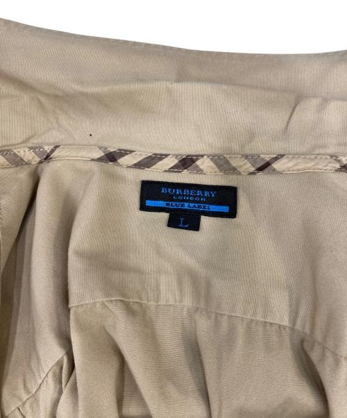 BURBERRY BLUE LABEL（バーバリー ブルー レーベル）BURBERRY BLUE LABEL (バーバリー ブルー レーベル) 半袖シャツ ベージュ サイズ:Lの古着・服飾アイテム