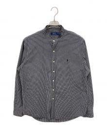 POLO RALPH LAUREN（ポロ・ラルフローレン）の古着「バンドカラーシャツ」｜グレー