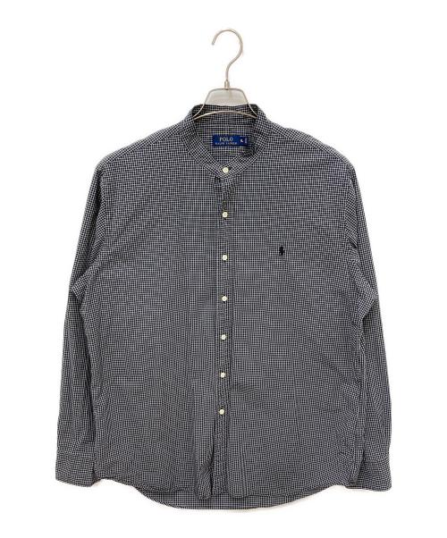 POLO RALPH LAUREN（ポロ・ラルフローレン）POLO RALPH LAUREN (ポロ・ラルフローレン) バンドカラーシャツ グレー サイズ:XLの古着・服飾アイテム