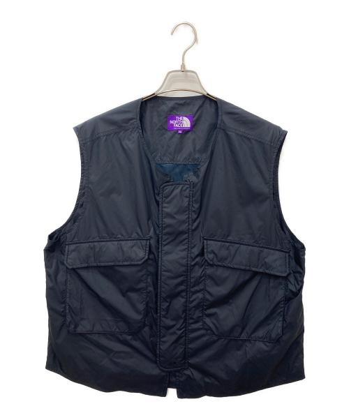 THE NORTHFACE PURPLELABEL（ザ・ノースフェイス パープルレーベル）THE NORTHFACE PURPLELABEL (ザ・ノースフェイス パープルレーベル) Mountain Wind Vest ネイビー サイズ:XLの古着・服飾アイテム