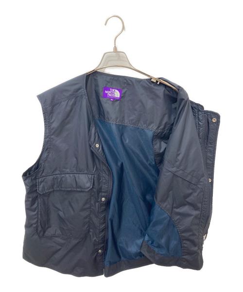 THE NORTHFACE PURPLELABEL（ザ・ノースフェイス パープルレーベル）THE NORTHFACE PURPLELABEL (ザ・ノースフェイス パープルレーベル) Mountain Wind Vest ネイビー サイズ:XLの古着・服飾アイテム