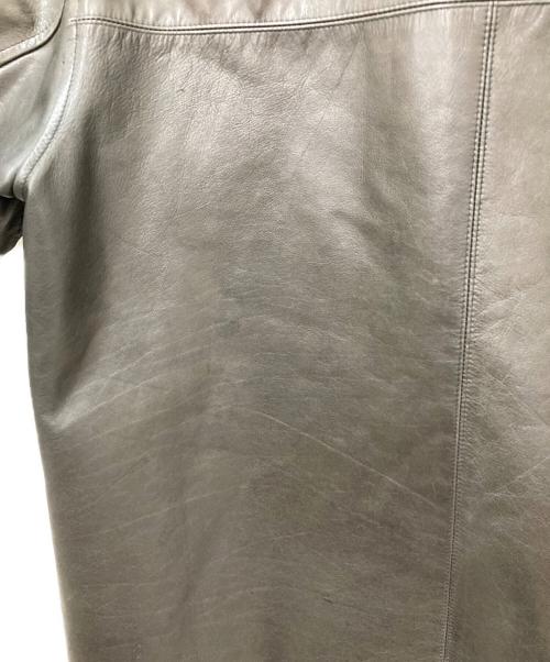 POLO RALPH LAUREN（ポロ・ラルフローレン）POLO RALPH LAUREN (ポロ・ラルフローレン) レザーカーコート ブラック サイズ:XLの古着・服飾アイテム