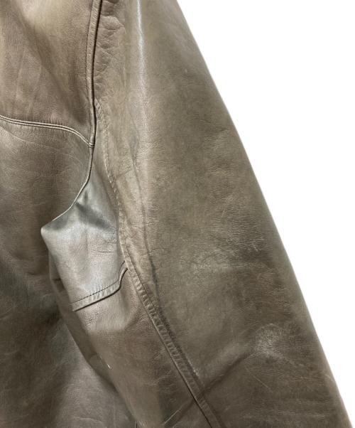 POLO RALPH LAUREN（ポロ・ラルフローレン）POLO RALPH LAUREN (ポロ・ラルフローレン) レザーカーコート ブラック サイズ:XLの古着・服飾アイテム