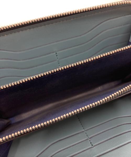 PELLE MORBIDA（ペッレモルビダ）PELLE MORBIDA (ペッレモルビダ) ラウンドファスナー財布 ネイビーの古着・服飾アイテム