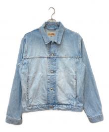 stussy（ステューシー）の古着「DENIM TRUCKER JACKET　デニムトラッカージャケット」｜ブルー