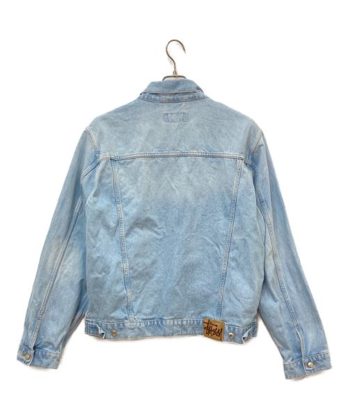 stussy（ステューシー）stussy (ステューシー) DENIM TRUCKER JACKET　デニムトラッカージャケット ブルー サイズ:XLの古着・服飾アイテム