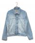 stussy（ステューシー）の古着「DENIM TRUCKER JACKET　デニムトラッカージャケット」｜ブルー