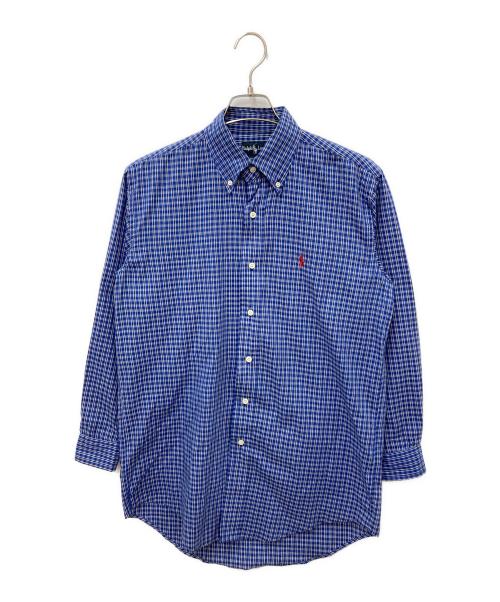 RALPH LAUREN（ラルフローレン）RALPH LAUREN (ラルフローレン) BDチェックシャツ ネイビー サイズ:Sの古着・服飾アイテム