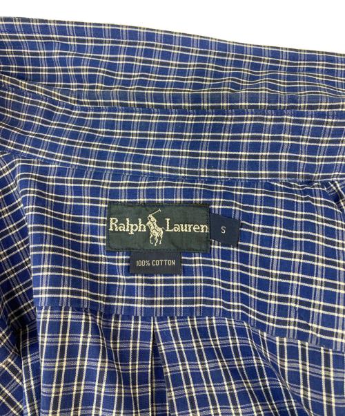 RALPH LAUREN（ラルフローレン）RALPH LAUREN (ラルフローレン) BDチェックシャツ ネイビー サイズ:Sの古着・服飾アイテム