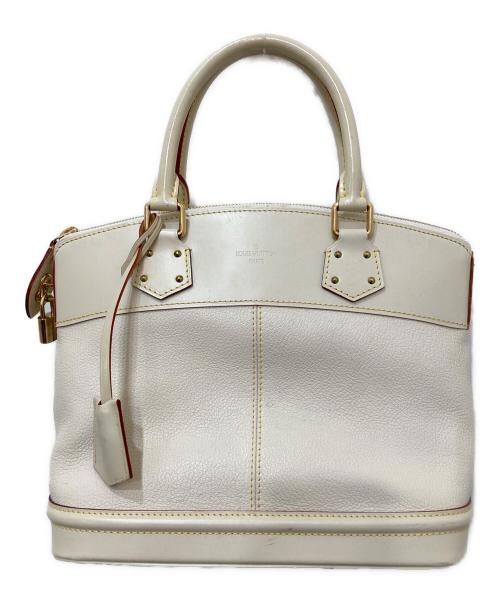 LOUIS VUITTON（ルイ ヴィトン）LOUIS VUITTON (ルイ ヴィトン) スハリ ロックイットMM　ハンドバッグ アイボリーの古着・服飾アイテム