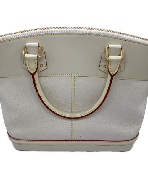 LOUIS VUITTON（ルイ ヴィトン）LOUIS VUITTON (ルイ ヴィトン) スハリ ロックイットMM　ハンドバッグ アイボリーの古着・服飾アイテム