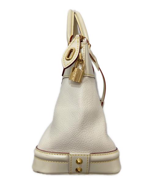 LOUIS VUITTON（ルイ ヴィトン）LOUIS VUITTON (ルイ ヴィトン) スハリ ロックイットMM　ハンドバッグ アイボリーの古着・服飾アイテム