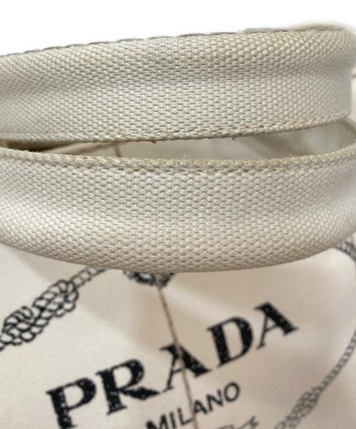 PRADA（プラダ）PRADA (プラダ) カナパキャンバストート バッグ アイボリーの古着・服飾アイテム