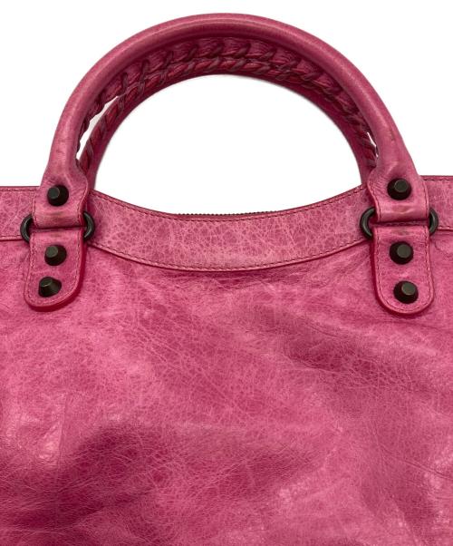 BALENCIAGA（バレンシアガ）BALENCIAGA (バレンシアガ) ザ ファースト　2WAYバッグ ピンクの古着・服飾アイテム