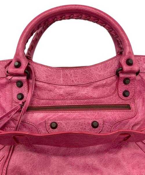 BALENCIAGA（バレンシアガ）BALENCIAGA (バレンシアガ) ザ ファースト　2WAYバッグ ピンクの古着・服飾アイテム