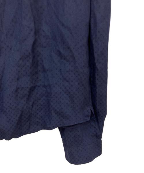 LOUIS VUITTON（ルイ ヴィトン）LOUIS VUITTON (ルイ ヴィトン) シルクボウタイブラウス ネイビー サイズ:40の古着・服飾アイテム