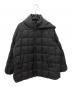 DANTON（ダントン）の古着「NYLON TAFFETA SQUARE QUILTED DOWN JACKET」｜ブラック