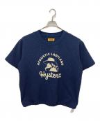 Hysteric Glamourヒステリックグラマー）の古着「ACOUSTIC LADYLAND プルオーバーシャツ」｜ブルー