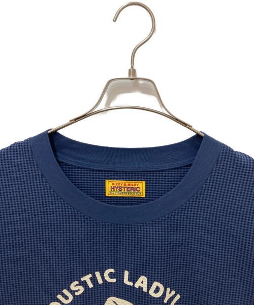 Hysteric Glamour（ヒステリックグラマー）Hysteric Glamour (ヒステリックグラマー) ACOUSTIC LADYLAND プルオーバーシャツ ブルー サイズ:FREEの古着・服飾アイテム