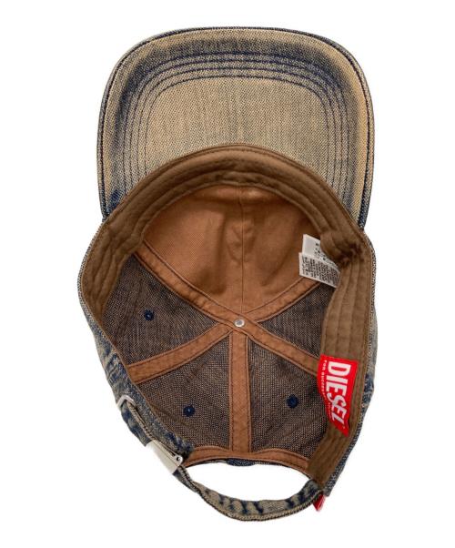 DIESEL（ディーゼル）DIESEL (ディーゼル) デニムベースボールキャップ ブルーの古着・服飾アイテム