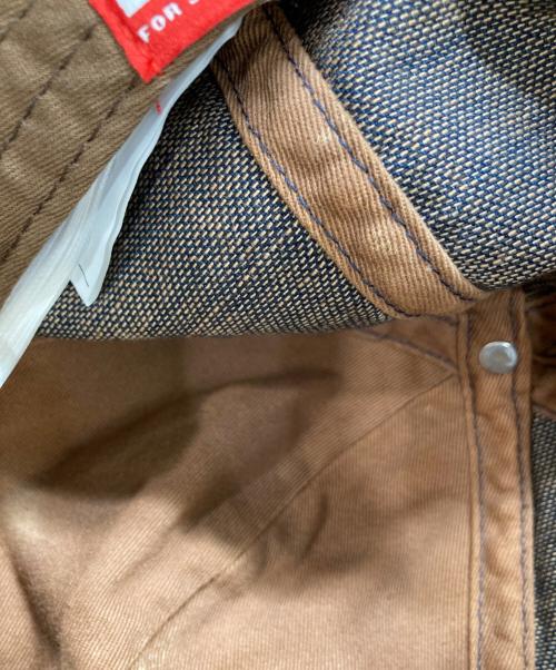 DIESEL（ディーゼル）DIESEL (ディーゼル) デニムベースボールキャップ ブルーの古着・服飾アイテム