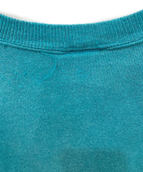 USED（ユーズド）USED (ユーズド) カットオフ半袖スウェット グリーン サイズ:記載なしの為実寸参照の古着・服飾アイテム