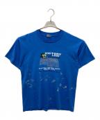 FRUIT OF THE LOOMフルーツオブザルーム）の古着「プリントTシャツ」｜ブルー