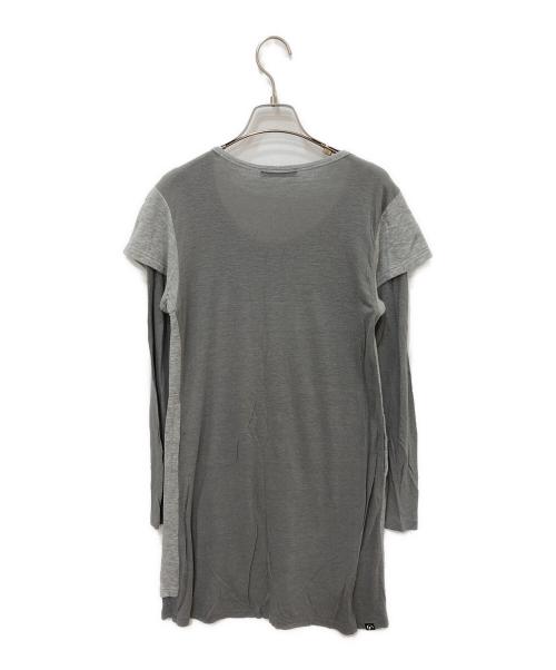 Hysteric Glamour（ヒステリックグラマー）Hysteric Glamour (ヒステリックグラマー) カットソープリントワンピース グレー サイズ:FREEの古着・服飾アイテム