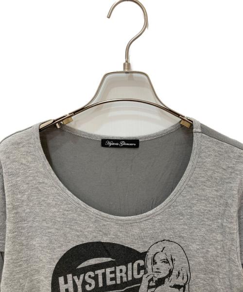 Hysteric Glamour（ヒステリックグラマー）Hysteric Glamour (ヒステリックグラマー) カットソープリントワンピース グレー サイズ:FREEの古着・服飾アイテム