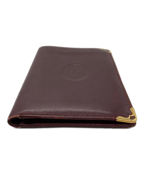 Cartier（カルティエ）Cartier (カルティエ) 2つ折り財布 ボルドーの古着・服飾アイテム