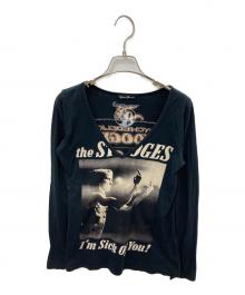 Hysteric Glamour（ヒステリックグラマー）の古着「両面プリントカットソー」｜ブラック