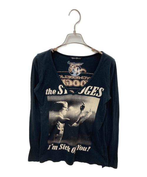 Hysteric Glamour（ヒステリックグラマー）Hysteric Glamour (ヒステリックグラマー) 両面プリントカットソー ブラック サイズ:FREEの古着・服飾アイテム