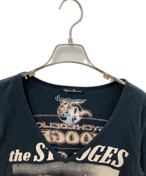 Hysteric Glamour（ヒステリックグラマー）Hysteric Glamour (ヒステリックグラマー) 両面プリントカットソー ブラック サイズ:FREEの古着・服飾アイテム