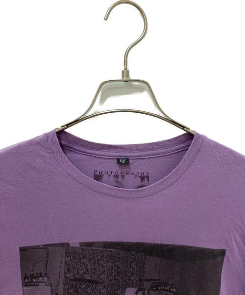 Hysteric Glamour（ヒステリックグラマー）Hysteric Glamour (ヒステリックグラマー) SUE RYNSKI (スー・リンスキー) 両面プリントTシャツ パープル サイズ:Sの古着・服飾アイテム