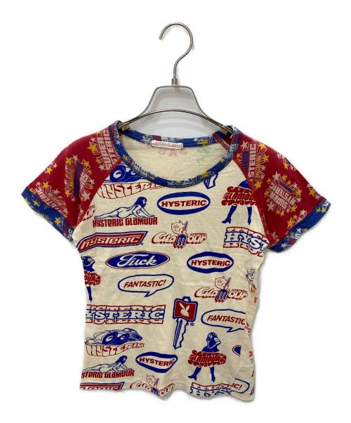 Hysteric Glamour（ヒステリックグラマー）Hysteric Glamour (ヒステリックグラマー) ヒステリックガール総柄カットソー ベージュ サイズ:FREEの古着・服飾アイテム