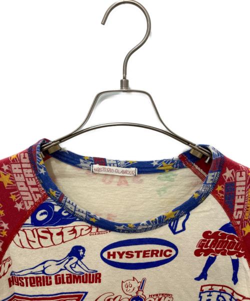 Hysteric Glamour（ヒステリックグラマー）Hysteric Glamour (ヒステリックグラマー) ヒステリックガール総柄カットソー ベージュ サイズ:FREEの古着・服飾アイテム