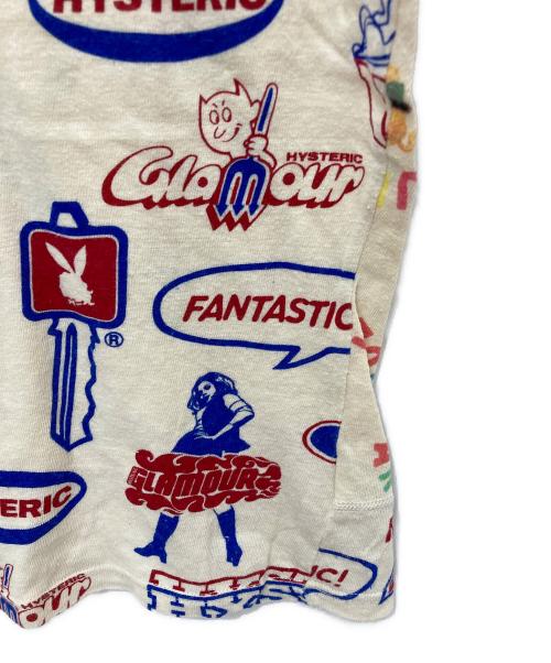 Hysteric Glamour（ヒステリックグラマー）Hysteric Glamour (ヒステリックグラマー) ヒステリックガール総柄カットソー ベージュ サイズ:FREEの古着・服飾アイテム