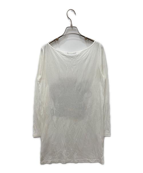 Hysteric Glamour（ヒステリックグラマー）Hysteric Glamour (ヒステリックグラマー) プリントロングカットソー ホワイト サイズ:FREEの古着・服飾アイテム