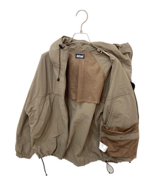ALTUS（アルタス）ALTUS (アルタス) ナイロンフーデッドマウンテンパーカー ブラウン サイズ:oneの古着・服飾アイテム